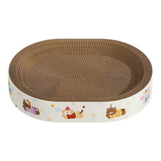 
Cat scratching board cat nest integrated scratch-resistant wear-resistant corrugated paper grabbing pot grinding claw cat nest cat supplies