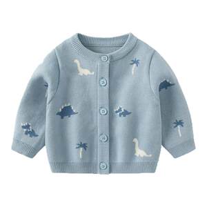 
Baby coat spring 2026 baby sweater knitted cardigan spring and autumn boys and children style tops outer wear