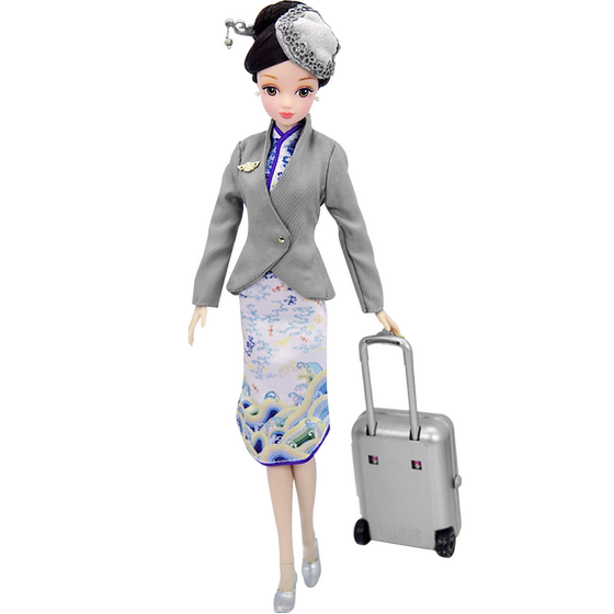 
Kerr Hainan Airlines customized flight attendant uniform toy doll children and girls boutique gift collection 11083