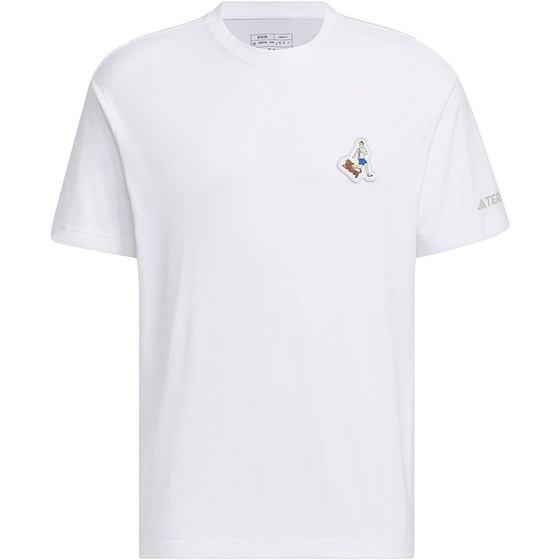 
Adidas/Adidas genuine GFX SS TEE men's outdoor sports loose short-sleeved IS0297