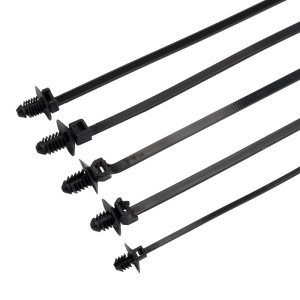 
Automotive threaded head ties, spiral fir tree-shaped pins, wire harness straps, fixed buckles, auto repair energy storage, new energy