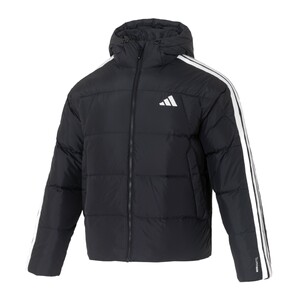 
Adidas men's sports suit 25 winter new hooded down jacket plus velvet loose trousers two-piece set