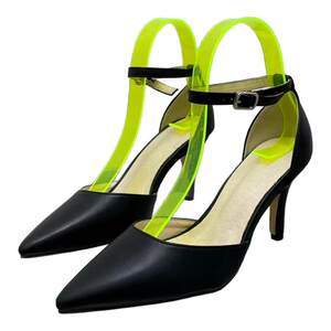 
French pointed toe buckle high heels women's stiletto versatile sandals black fashion shoes foreign trade women's shoes 35-40