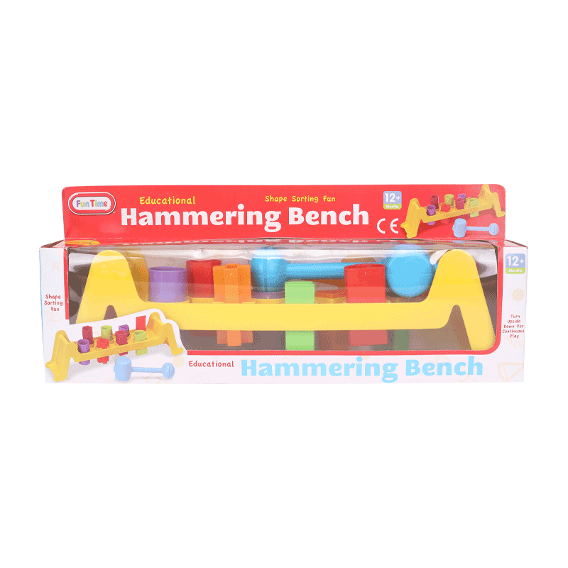 Fun Time Funtime Montessori Rainbow Percussion Table Beat-a-Mole Toy Baby Toddler Early Education Game Table