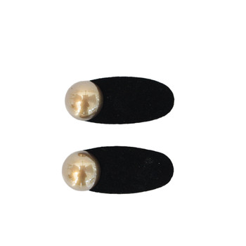 Little velvet pearl hair clip for women's forehead hair clip side hair clip hair clip hair accessories duckbill clip autumn and winter headgear
