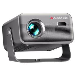 
Chigo 2026 new projector home ultra-high definition home theater bedroom with mobile phone office use conference room white wall direct projection commercial smart projector small portable no need for curtain bracket