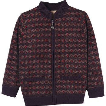 Middle-aged and elderly zippered jacket knitted cardigan mother
