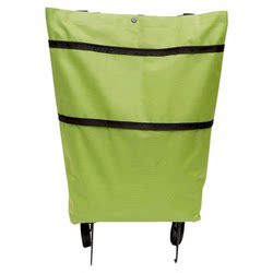 Shopping bag with wheels, foldable, large capacity for grocery shopping