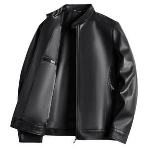 
2025 new Haining genuine leather jacket for middle-aged and elderly men, thickened first-layer cowhide leather jacket, casual jacket, dad outfit