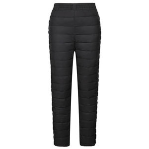 
Women's high-waisted down pants for inside and outside wear in autumn and winter for middle-aged and elderly people, white duck down thickened, warm and slimming cotton trousers liner