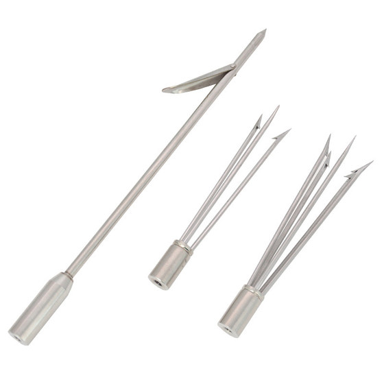 
Fishing and hunting harpoon head, stainless steel fishing device, large barbed dart head, replaceable harpoon head accessories