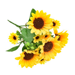 Simulated Flowers Sunflowers Sun Bouquet Table Decoration