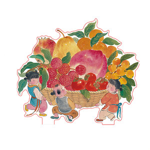 
One or Two Mountain Year of the Horse acrylic stand ornaments Huang Xiaoxiao original New Year national style new Chinese style national trend peripheral desktop