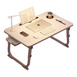 Bed desk folding small table lifting folding table oversized small table bay window dormitory student computer desk