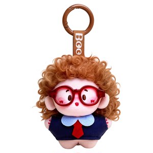 
Genuine cute plush toy backpack bag pendant doll fried fur doll small hanging jewelry couple birthday gift