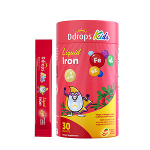 
Ddrops Iron Supplement for Infants and Young Children Children's Baby Neonatal Anemia Blood Replenishing Iron Deficiency Oral Liquid