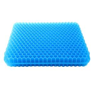 Thickened honeycomb gel seat cushion student chair cushion long-term sitting silicone summer fart pad ice pad anti-slip sofa office chair