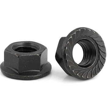 [Special invoices available] Black 304 flange nut