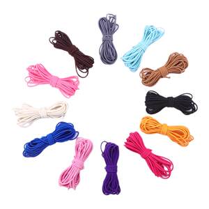 
5 meters colorful elastic elastic rope rubber core-coated beaded rope DIY hand-braided rope hair accessories accessories material