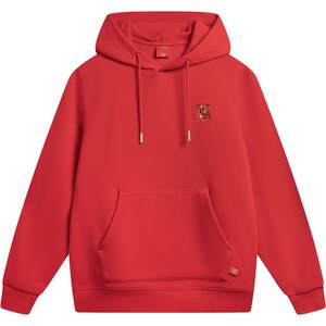
Li Ning Rijin Doujin丨Sweatshirt for women spring 2026 new red long-sleeved Year of the Horse hooded top sportswear for men