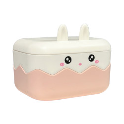 Cute creative double-layer drain soap box