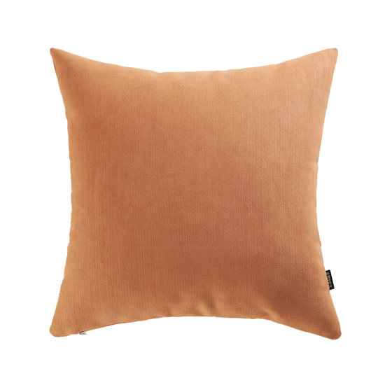 Cream style thickened chenille vertical pattern pillow solid color cushion living room sofa square waist pillow bedside backrest cover