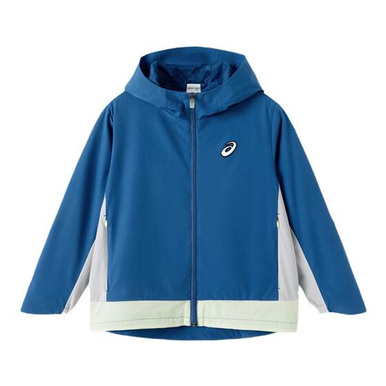 
ASICS outerwear children's clothing 2025 autumn and winter three-proof versatile sports tops for boys and girls woven casual jackets