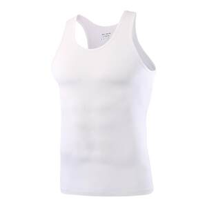 Yu Zhaolin Pure Cotton Men's Vest Sports Cross -sleeveless Bottom Wore full cotton white suspender sweater shirt spring and summer