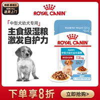 Thức ăn ướt cho chó cỡ vừa Royal dành cho chó con Thức ăn ướt không ăn vặt Thức ăn ướt 100g * 12 xô thức ăn ướt cho chó Corgi giá thức ăn cho chó