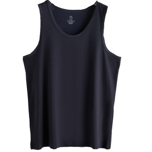 Pure cotton sports vest for men's summer thin narrow shoulder slim breathable sweat-absorbing fitness sleeveless vest hurdle pure color