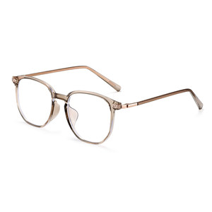 
Peach Tea Glasses Myopia Anti-Blue Radiation Non-Face Women's Korean Style Trendy Can Be Used with Large Eye Frame Whitening