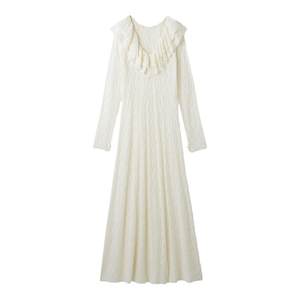 
LILY BROWN spring and summer soft lace ruffled sweet high-waist dress LWFO231199