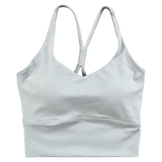 
Small camisole one-piece fixed push-up sports bra women's tube top beautiful back training fitness bra bra autumn