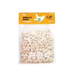 
A person who likes freeze-dried cat snacks, chicken nuggets, raw cut freeze-dried nutritious fresh meat pieces, cat food pet's best 450g