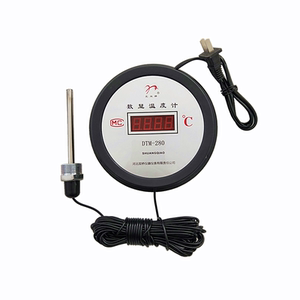 
Digital display thermometer for household 220V industrial electronic digital thermometer waterproof embedded line probe thermometer