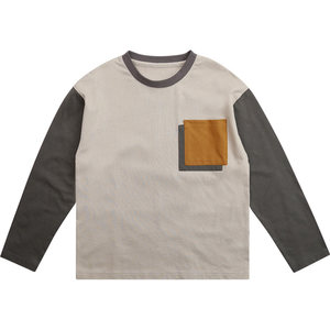 
Chunyi Liangpin children's clothing boys' long-sleeved T-shirt spring and autumn new children's cotton bottoming shirt boys' round neck pullover