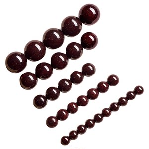 
Qingxiangtai authentic Indian full of Venus small leaf red sandalwood loose beads for men 108 old bracelets for women