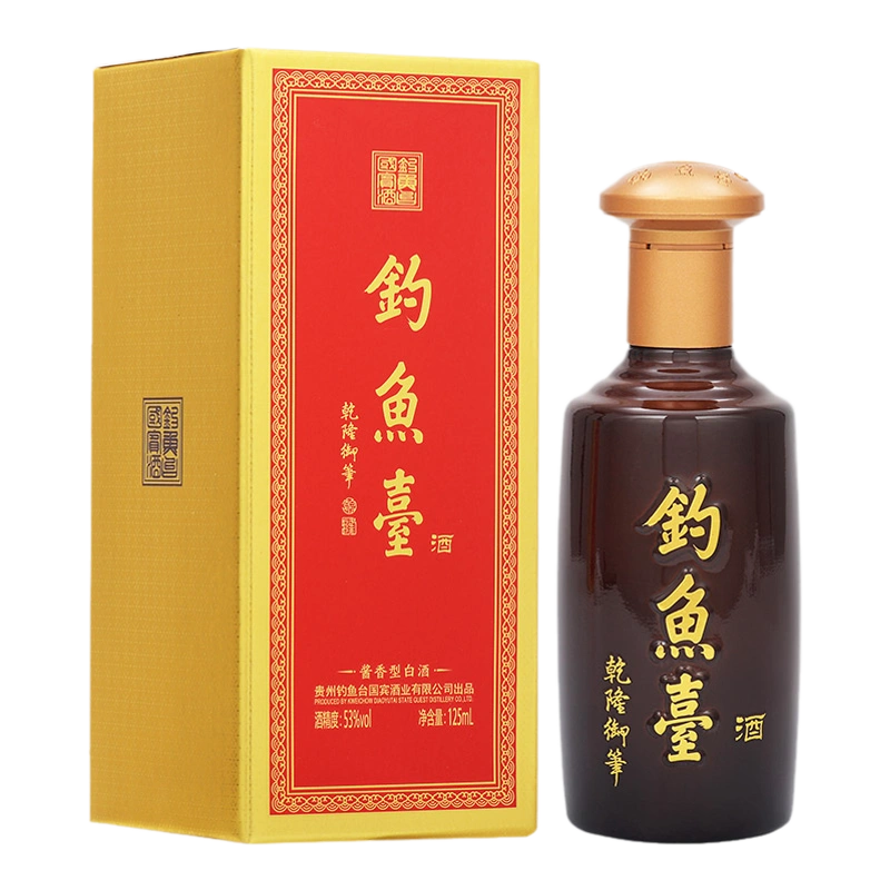 官方直營】釣魚臺第一代國賓酒53度500ml*1瓶醬香型白酒-Taobao