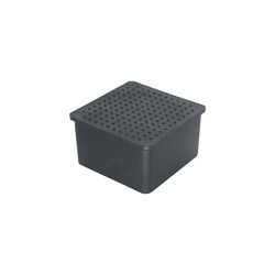 Rubber foot covers industrial aluminum profile accessories foot plugs anti-scratch and anti-slip plastic rubber covers to protect base foot pads