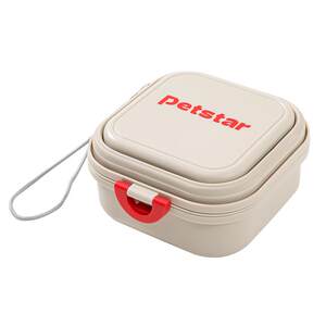 
[petstar_Outdoor folding bowl] Pet dog outdoor water cup, kettle, snack box, portable drinking water feeder