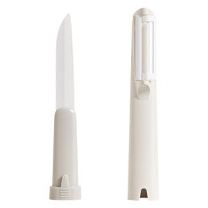 
Ying's fruit peeling knife two-in-one baby food supplement scissors ceramic knife travel portable folding dormitory