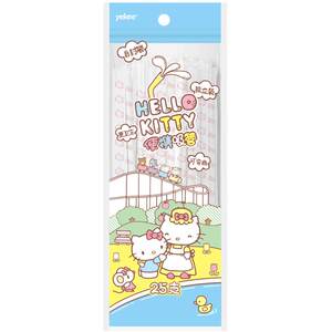 Yijie hellokitty disposable straw independent packaging food grade can be curved children pregnant women drink water milk
