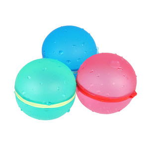
Water balloon magnetically absorbs water blasting ball for swimming, bathing, water fights, summer outdoor water filling, reusable water balloon