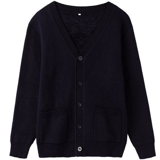 [Combed cotton anti pilling] Nurse sweater jacket cardigan women's thick knit sweater full body plush thickening for warmth