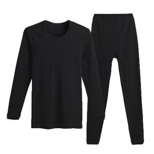 
Huiying thermal underwear men's women's autumn clothes and underwear bottoming pure cotton sweater couple's cotton thin set large size