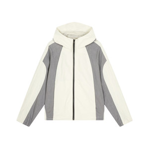 
Sketch Men's Autumn and Winter Discount New Casual Loose Jacket Hooded Retro Sports Splicing Contrast Color Jacket Top
