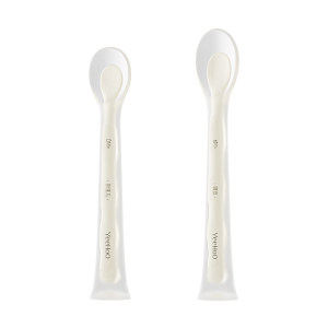 
Ying's complementary food spoon newborn baby feeding water, milk feeding rice flour paste children's tableware baby eating silicone soft spoon
