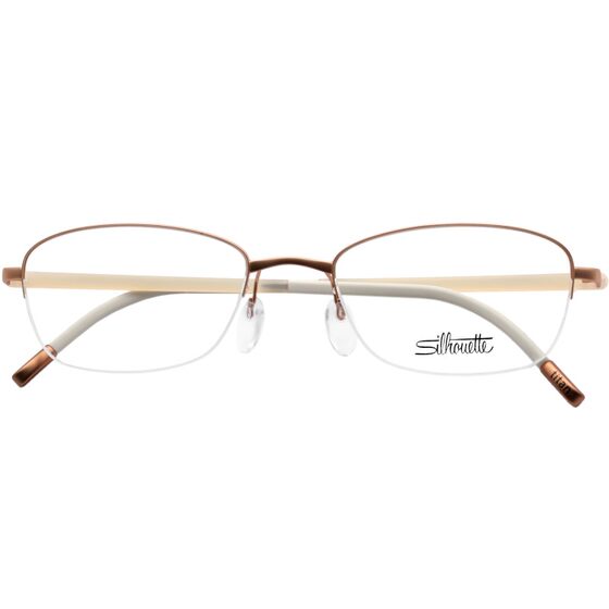 
Shile glasses frame without screws for women pure titanium ultra-light half-frame small face glasses frame for women myopia can match 4453