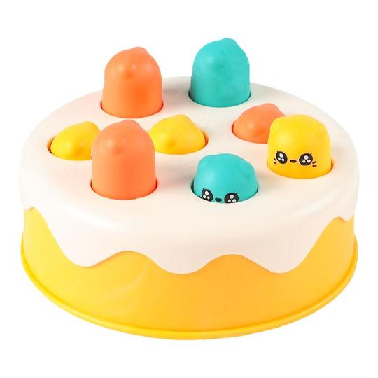 Générique Jeu de Jouet Whack Mole, Jeu Whack Mole pour Les Tout-Petits | Frog Whack Mole Game Jouet avec Marteau - Jouet de Marteau de Dessin animé de Poulet, Jouet éducatif pour