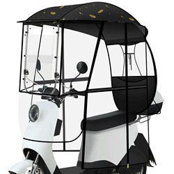 Electric car canopy, battery car windshield, motorcycle parasol, rain canopy, cold and windproof, removable